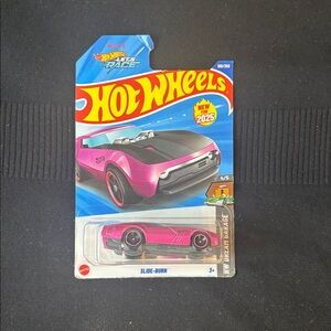 Hot Wheels Slide-Burn Pink Die-Cast Car